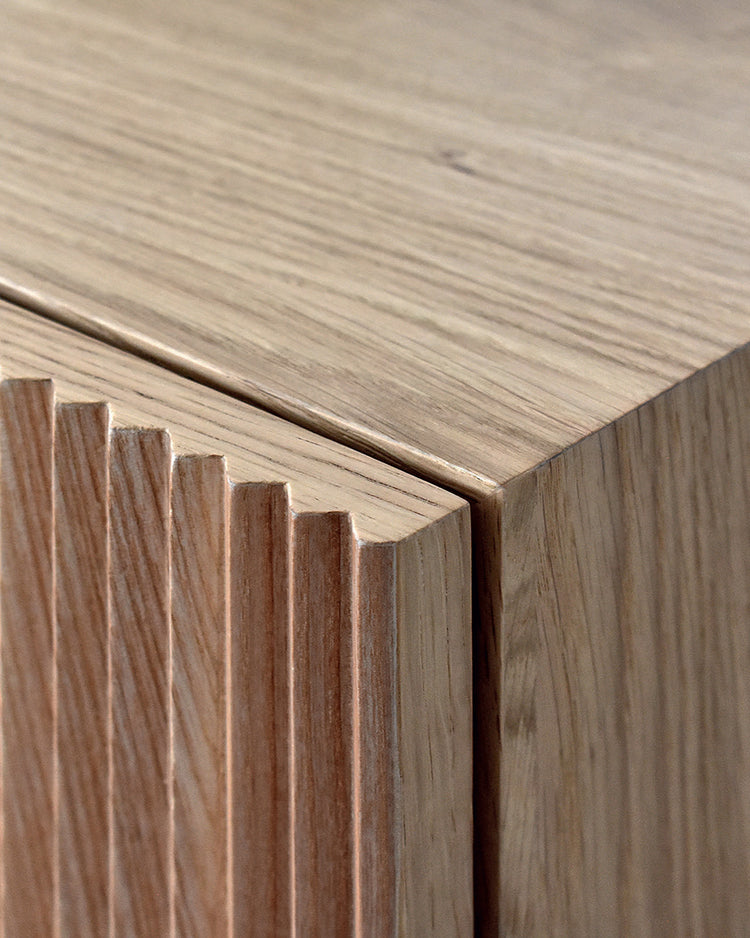 Egil TV cabinet in natural oak