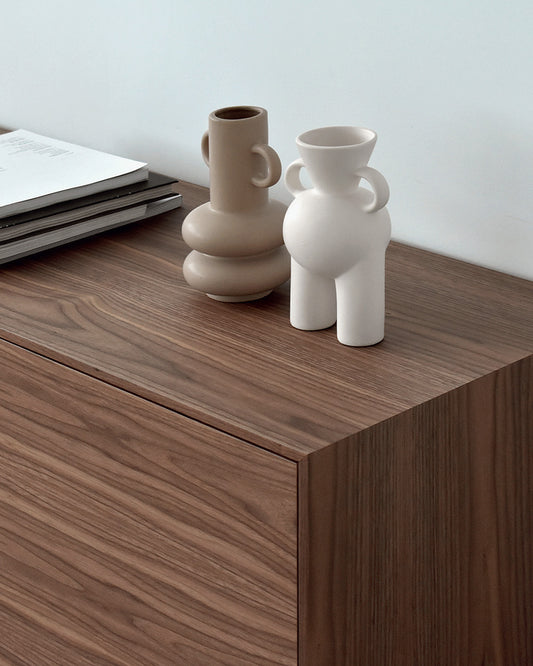 Aren TV cabinet in light walnut