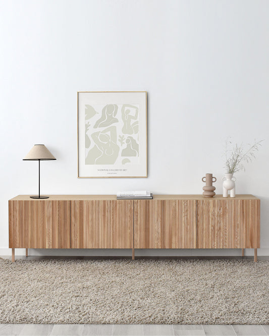 Egil TV cabinet in natural oak