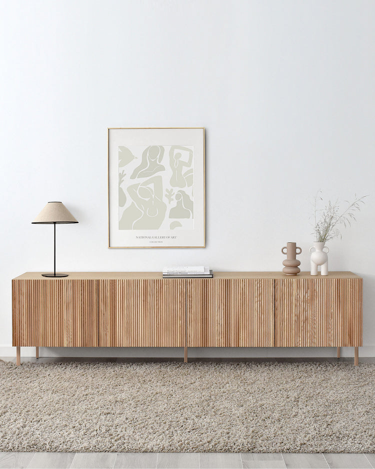 Egil TV cabinet in natural oak