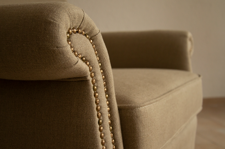 Butaca clásica Eugenia, lino natural 100%