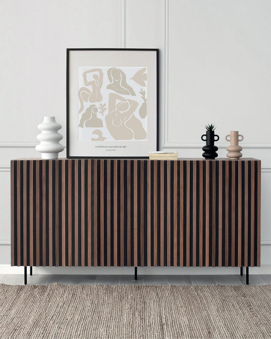ERIK light walnut sideboard