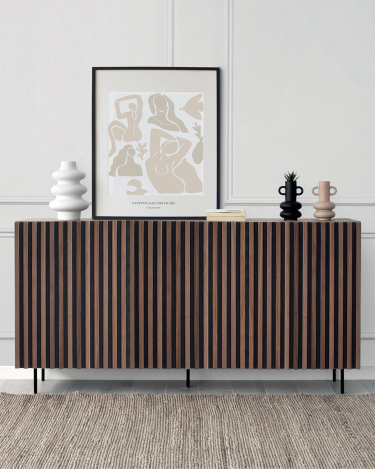 ERIK light walnut sideboard