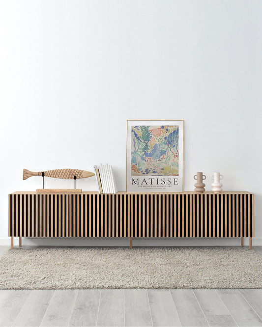 Erik TV cabinet in natural oak