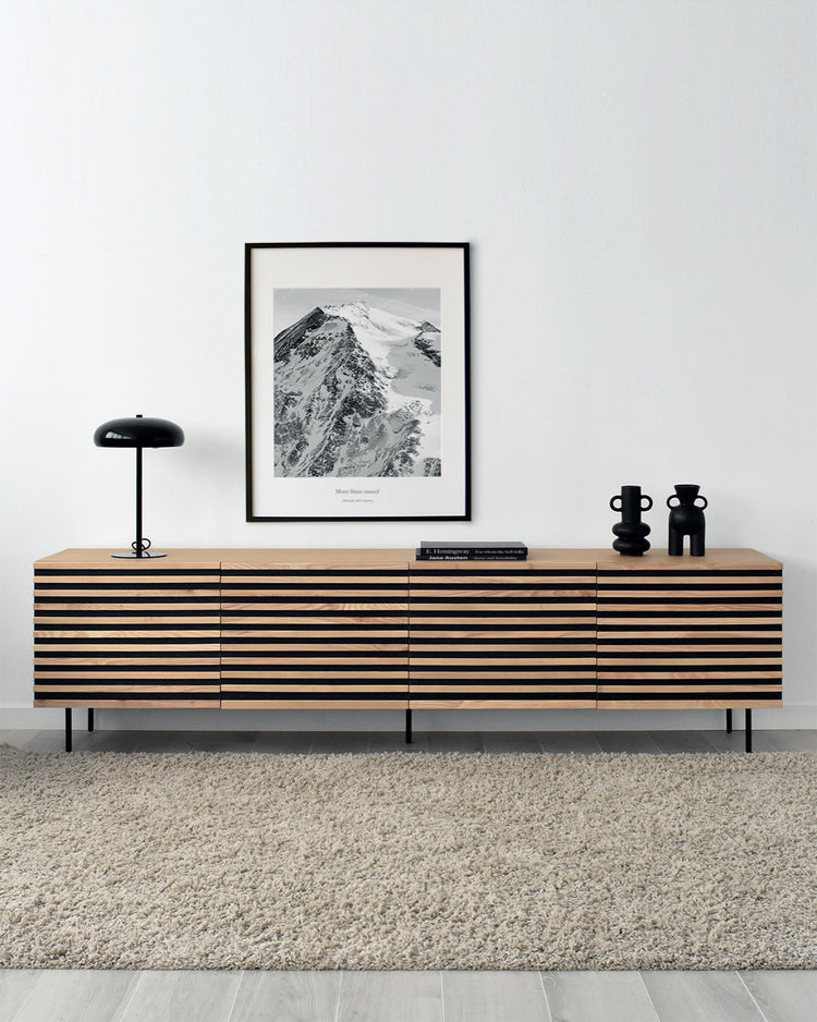 HAAKON TV cabinet in natural oak