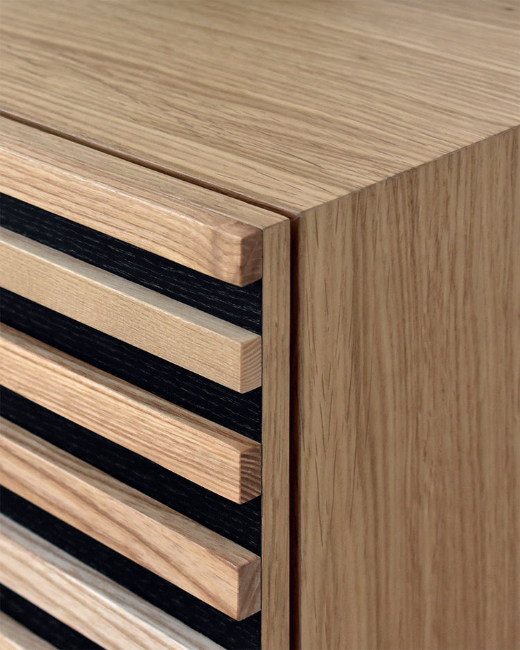 HAAKON TV cabinet in natural oak