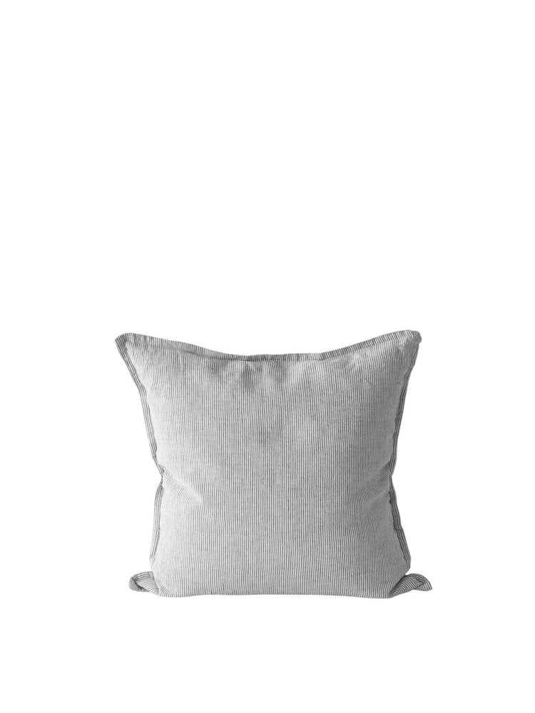 Kira cushion cover 50x50 cm grey white stripes