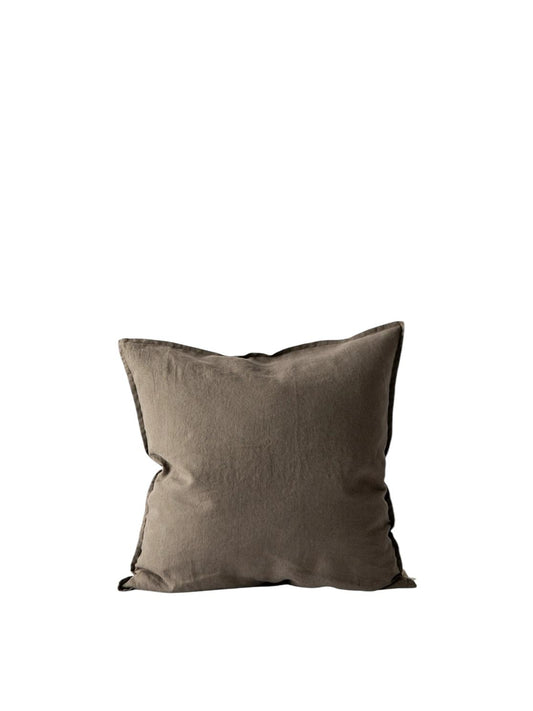 Kira cushion cover 50x50 cm plain tan brown