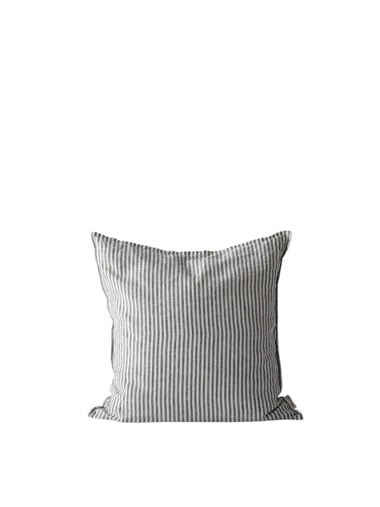 Kira cushion cover 50x50 cm grey white stripes