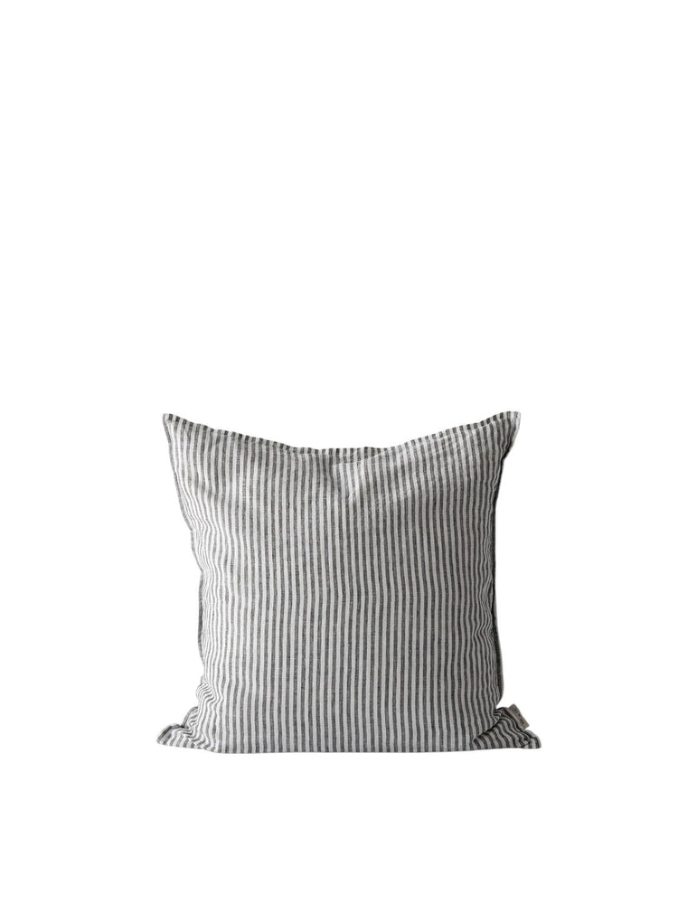 Kira cushion cover 50x50 cm grey white stripes