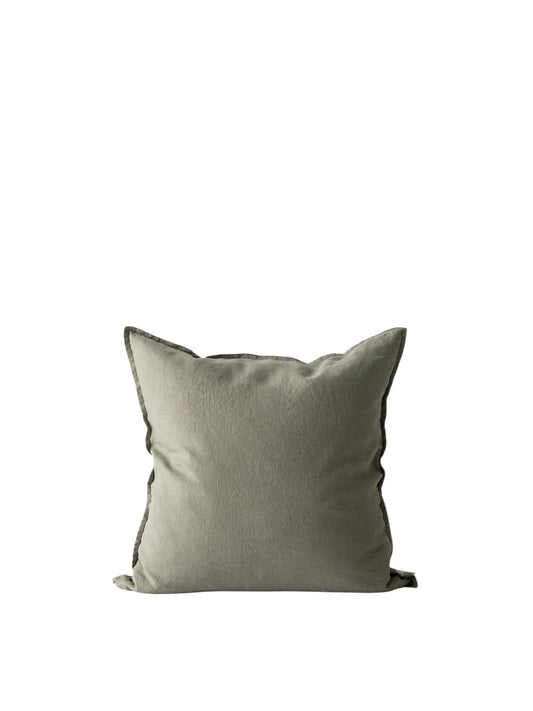 Kira cushion cover 50x50 cm plain green