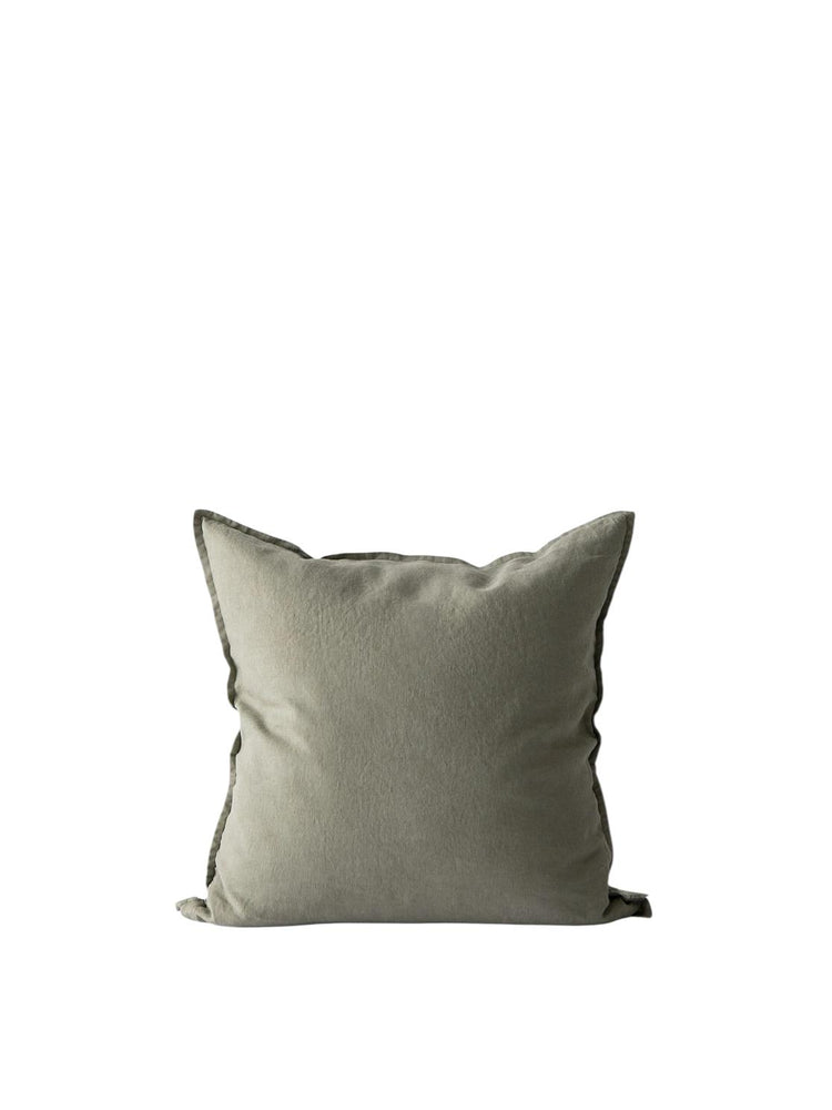 Kira cushion cover 50x50 cm plain green