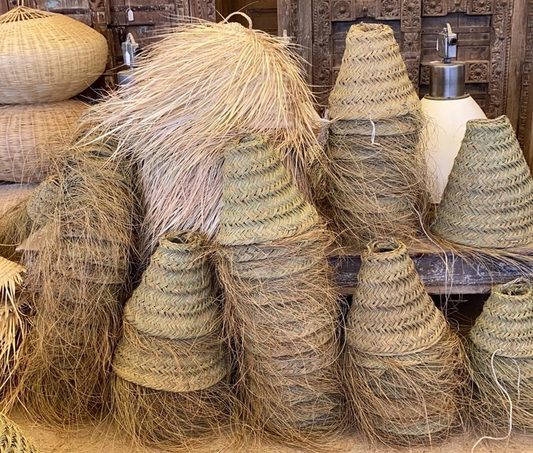 FEZ esparto lampshade