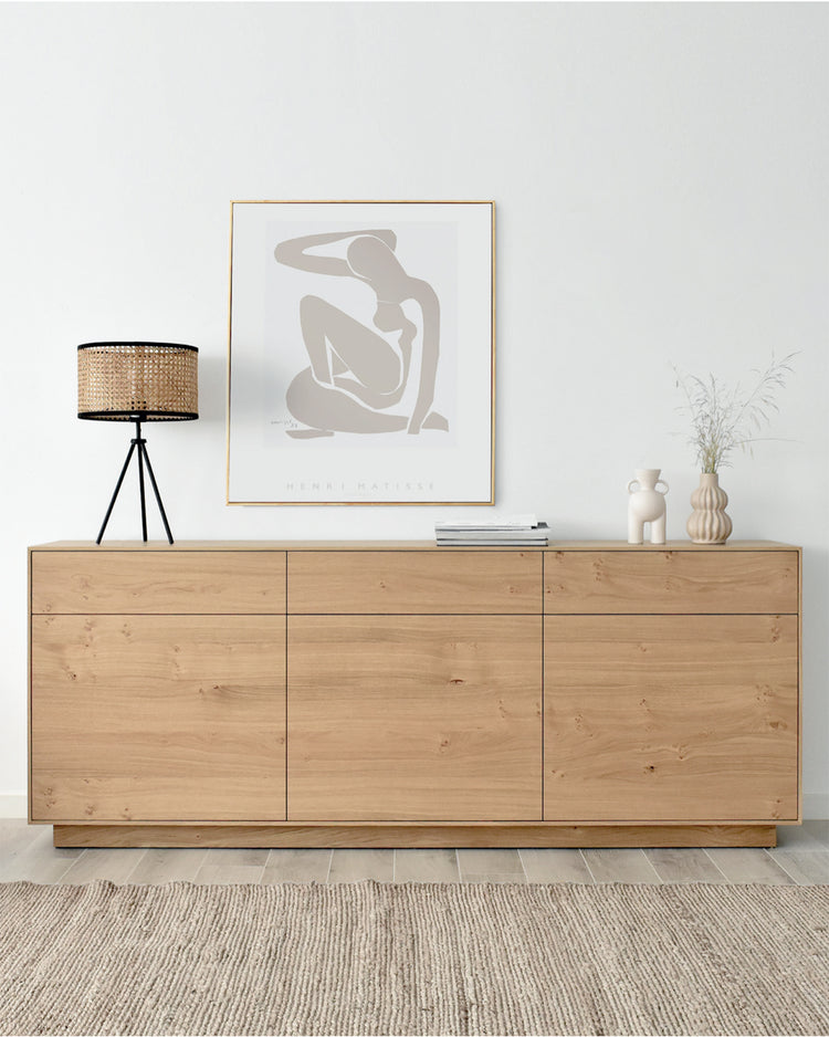 AREN sideboard in natural oak