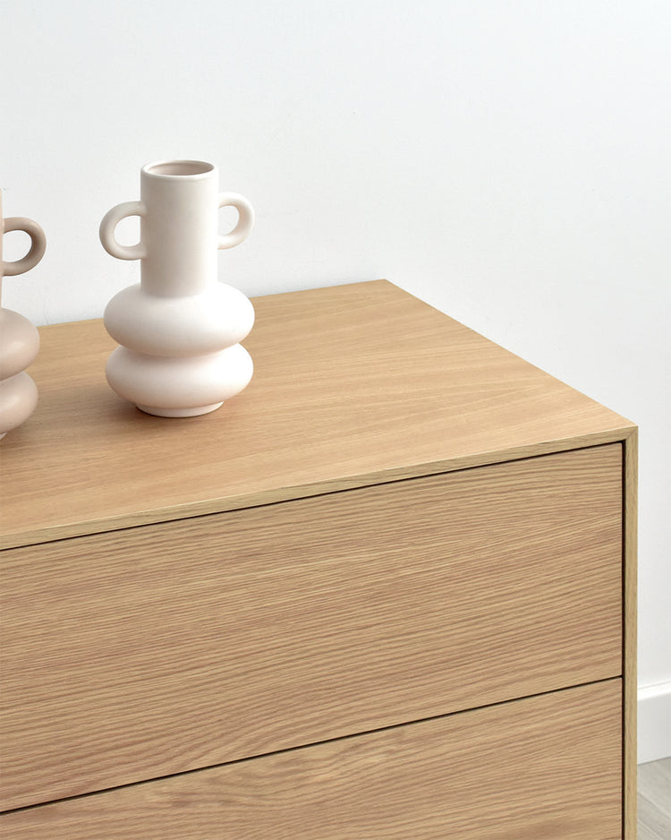 AREN TV cabinet in natural oak