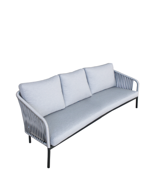 Sofá Yina de cuerda, 3 plazas