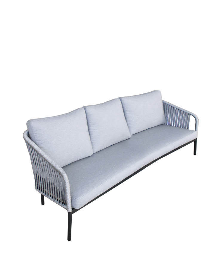 Sofá Yina de cuerda, 3 plazas