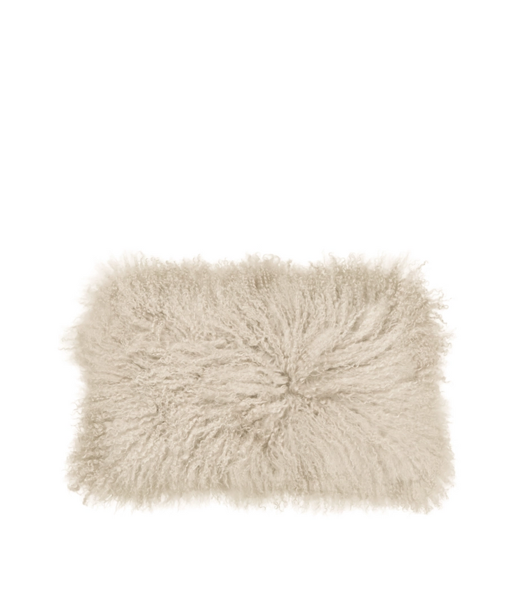 GENG Tibetan Sheepskin Pillow 30x50cm Raw
