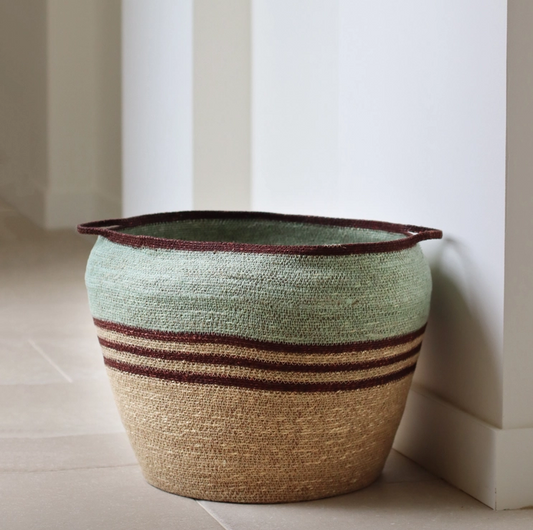 MODELO Seagrass Basket Handwoven from Cedalon 40 X 40 CM