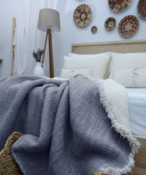 ELO BLUE 6-Layer Extra Large Anti-Allergy Blanket