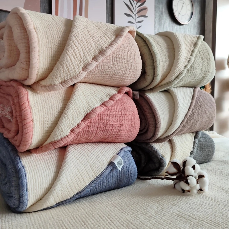 ELO BLUE 6-Layer Extra Large Anti-Allergy Blanket