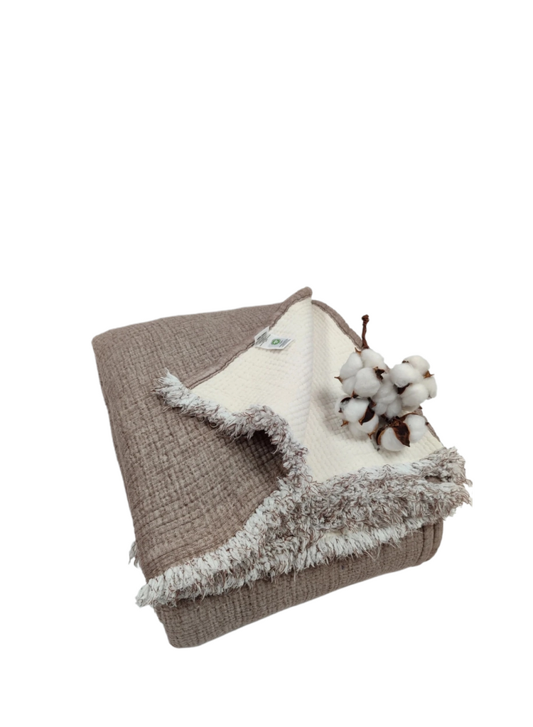 ELO BROWN 6-Layer Extra Large Anti-Allergy Blanket