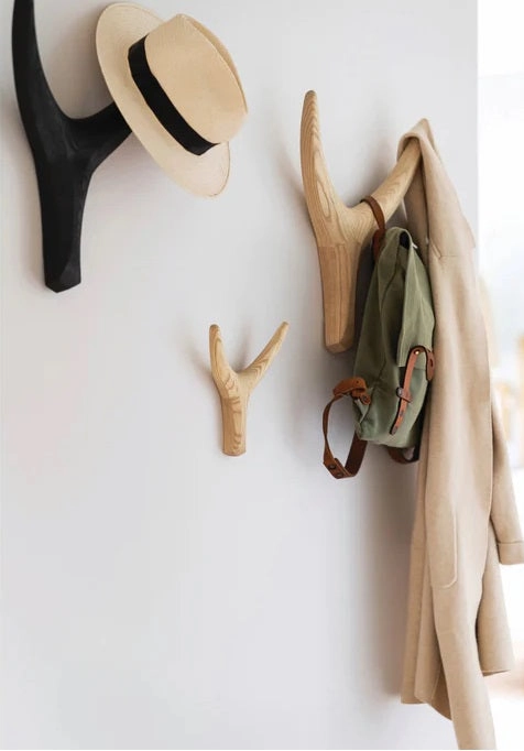 NGUNI clear iroko head, animal head, wall decoration, handmade