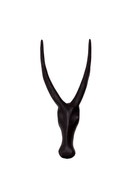 Broad-Faced Bush Buck Wooden Wall Decor