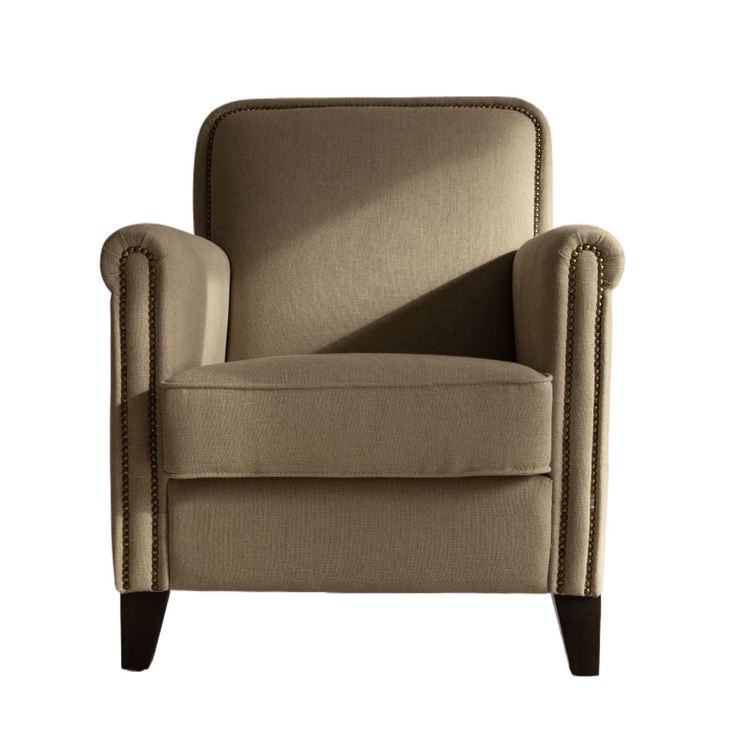 Butaca clásica Eugenia, lino natural 100%