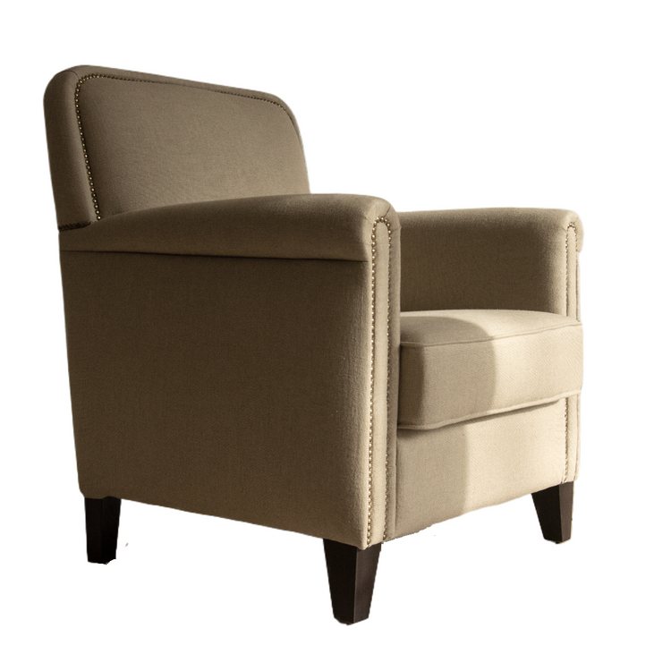 Butaca clásica Eugenia, lino natural 100%