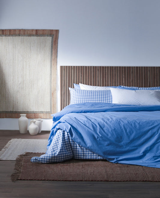 COTTON 200 thread count duvet cover Blue