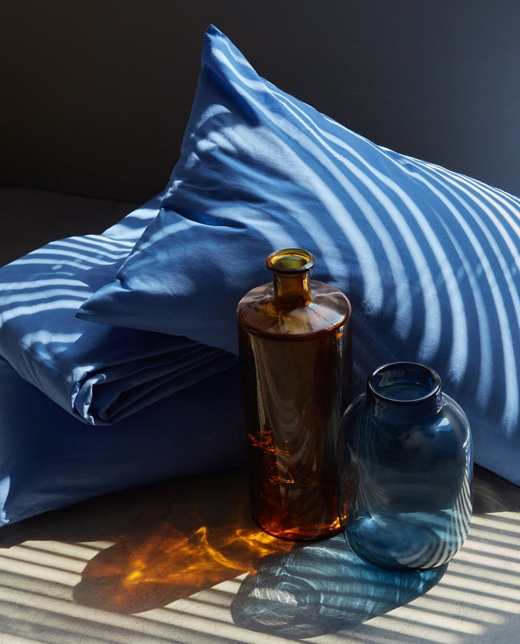 COTTON 200 thread count duvet cover Blue