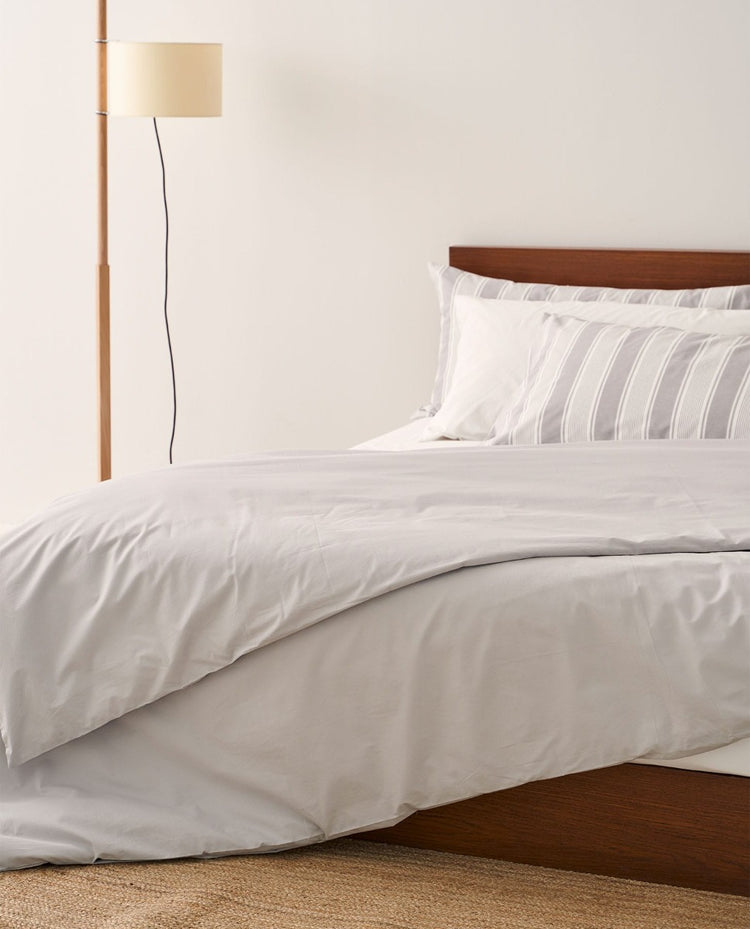 COTTON 200 thread count duvet cover Grey