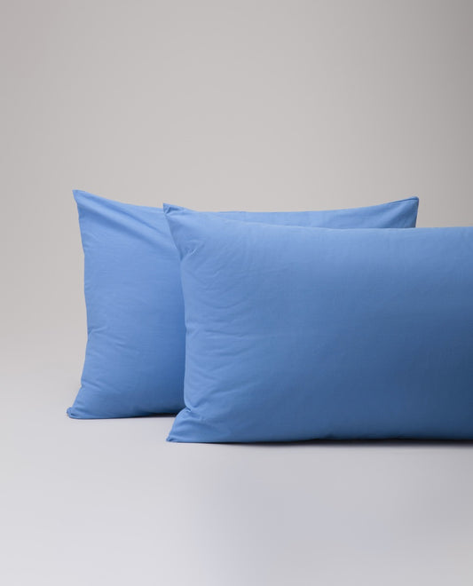 Pillowcase COTTON 200 threads Blue