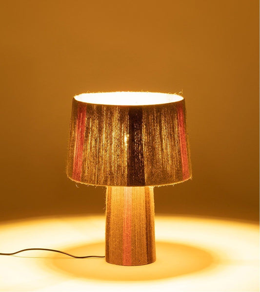 ITO Woven Lamp Green/Pink/Natural