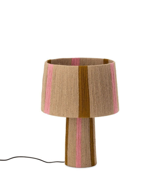ITO Woven Lamp Green/Pink/Natural