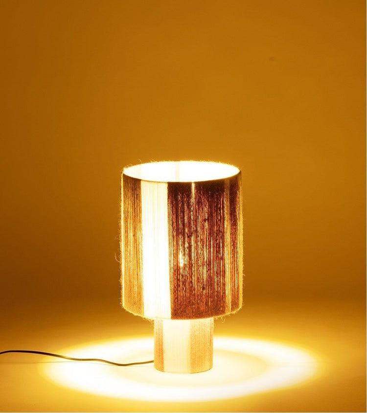 ITO Woven Lamp Orange/Yellow/Natural