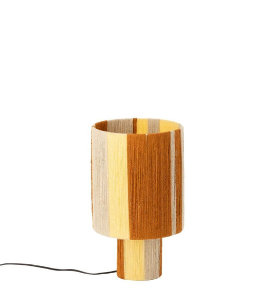 ITO Woven Lamp Orange/Yellow/Natural