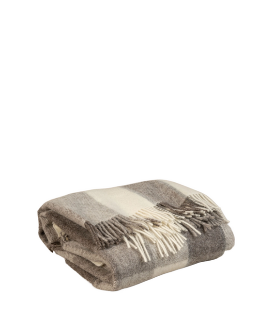 Edinburgh plaid blanket made of virgin wool