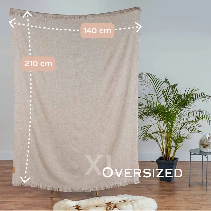 XL Alpaca Blankets - Elegant Brown