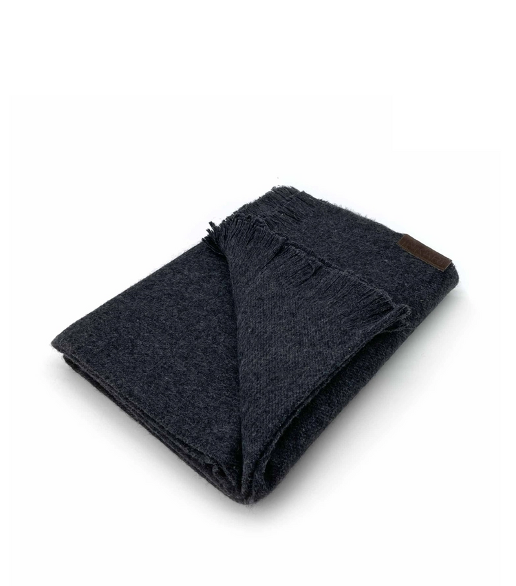 Alpaca blankets XL - Elegant anthracite