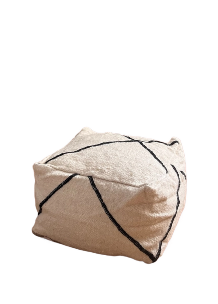 MELI stuffed poufs 45x45x25 100% cotton