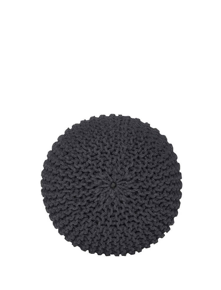 REDEARTH Round Stuffed Bean Bags (19.5 x 19.5 x 14 inches), GRAPHITE