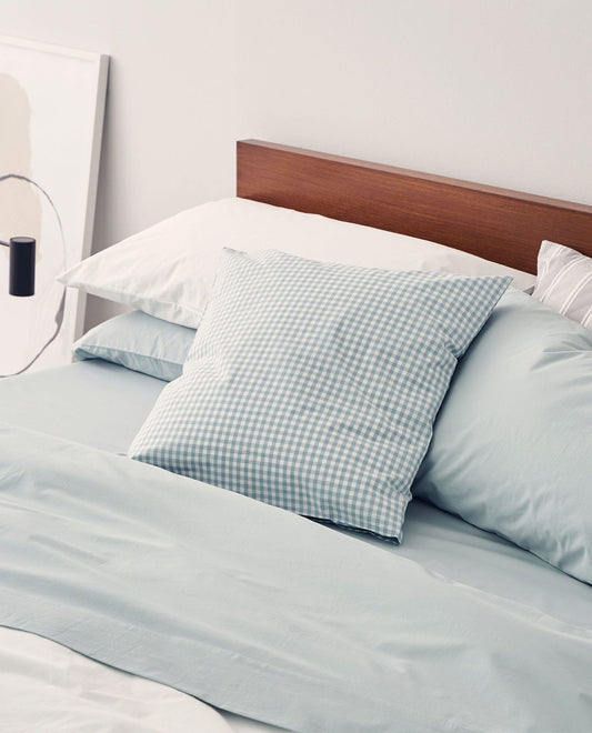 COTTON 200 thread count top sheet Aqua