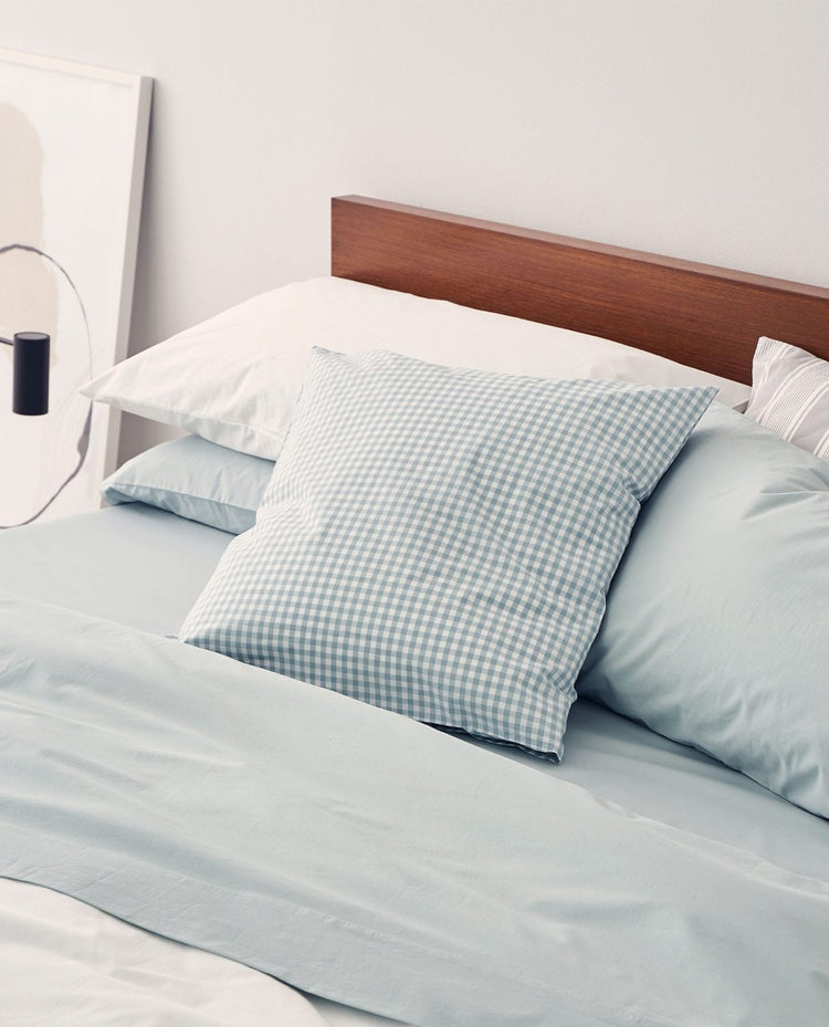 COTTON 200 thread count top sheet Aqua