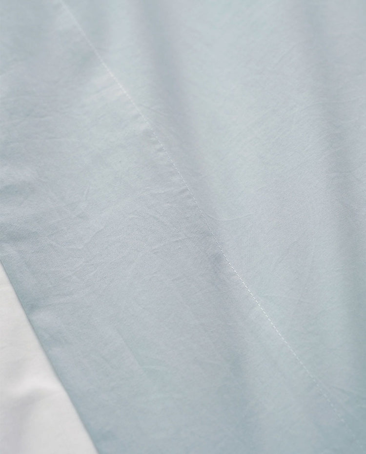 COTTON 200 thread count top sheet Aqua