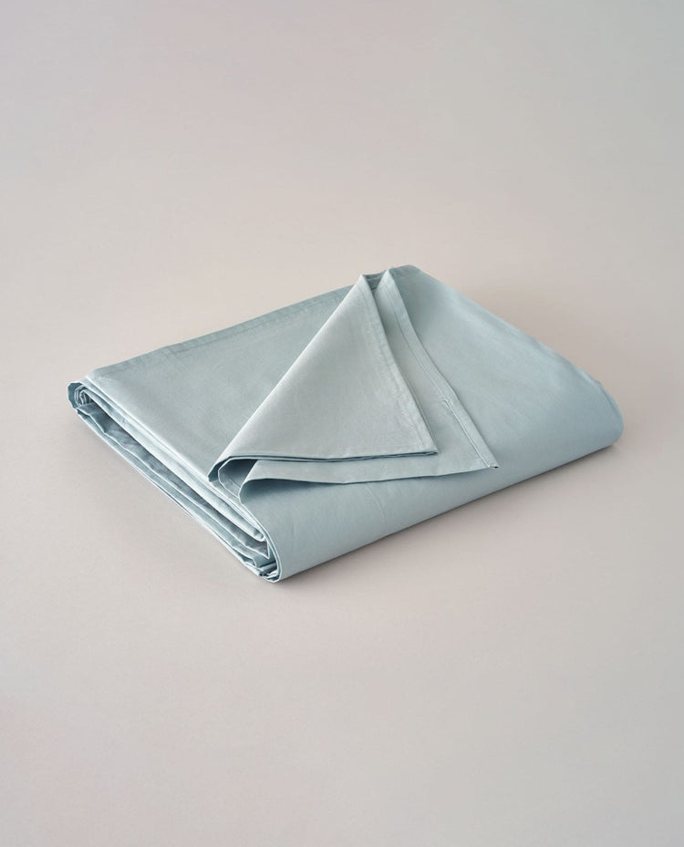 COTTON 200 thread count top sheet Aqua