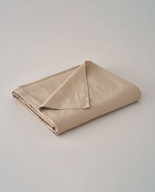 Top sheet COTTON 200 threads Beige