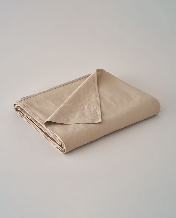Top sheet COTTON 200 threads Beige