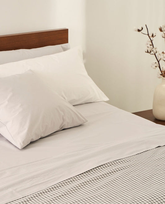 COTTON 200 thread count top sheet Grey